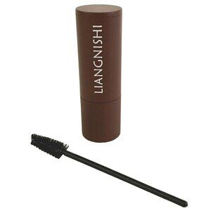 Liangnishi Eyebrow Powder in Light Brown with Brush to use with your Stencils